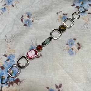Swarovski Multicolor Te llana Chrystal Bracelet
